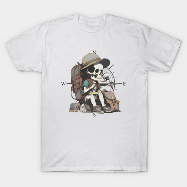 Wandering Skull Trek T-Shirt by NONGENGZ